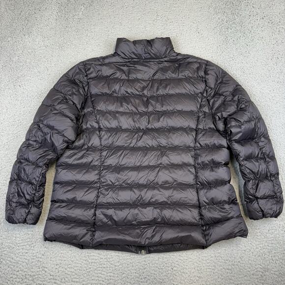 Eddie Bauer Puffer Jacket Women’s Plus Size 1X Black Down EB650 Hiking Outdoors - Picture 9 of 10